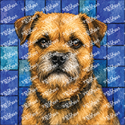 PatternPly® Transparent Dog Breed Series Volume 3 Dog Portraits in Watercolor 10