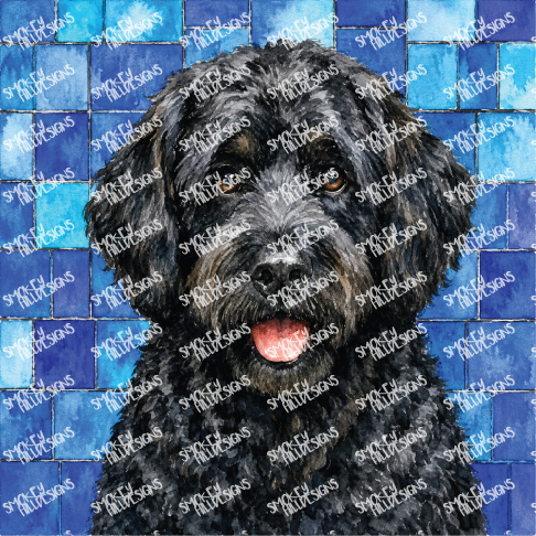 PatternPly® Transparent Dog Breed Series Volume 3 Dog Portraits in Watercolor 12
