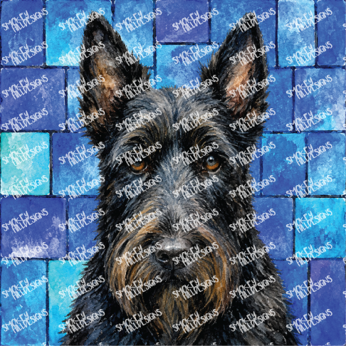 PatternPly® Transparent Dog Breed Series Volume 3 Dog Portraits in Watercolor 14