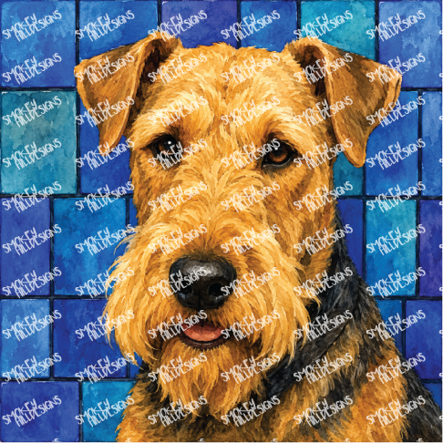 PatternPly® Full Coverage Dog Breed Series Volume 3 Dog Portraits in Watercolor 16