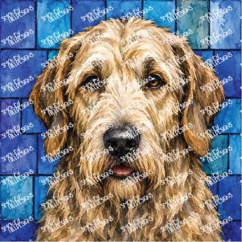 PatternPly® Full Coverage Dog Breed Series Volume 3 Dog Portraits in Watercolor 17