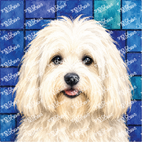 PatternPly® Full Coverage Dog Breed Series Volume 3 Dog Portraits in Watercolor 20