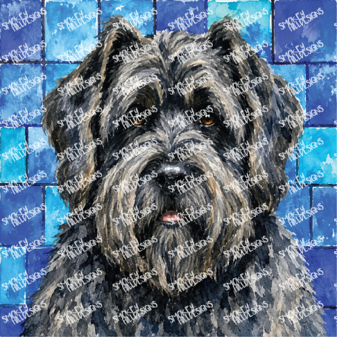 PatternPly® Full Coverage Dog Breed Series Volume 3 Dog Portraits in Watercolor 21
