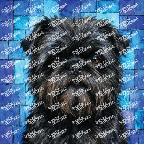 PatternPly® Full Coverage Dog Breed Series Volume 3 Dog Portraits in Watercolor 26 art scene artwork