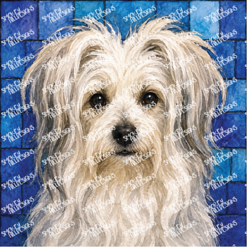 PatternPly® Transparent Dog Breed Series Volume 3 Dog Portraits in Watercolor 29