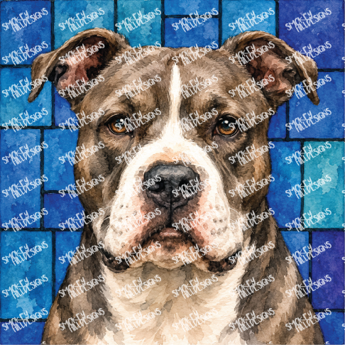 PatternPly® Transparent Dog Breed Series Volume 3 Dog Portraits in Watercolor 2