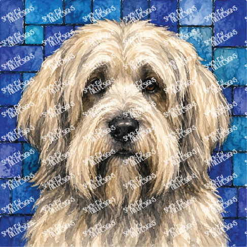 PatternPly® Full Coverage Dog Breed Series Volume 3 Dog Portraits in Watercolor 31
