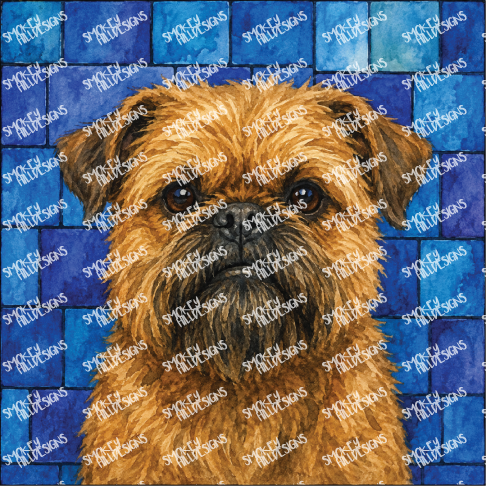 PatternPly® Full Coverage Dog Breed Series Volume 3 Dog Portraits in Watercolor 32