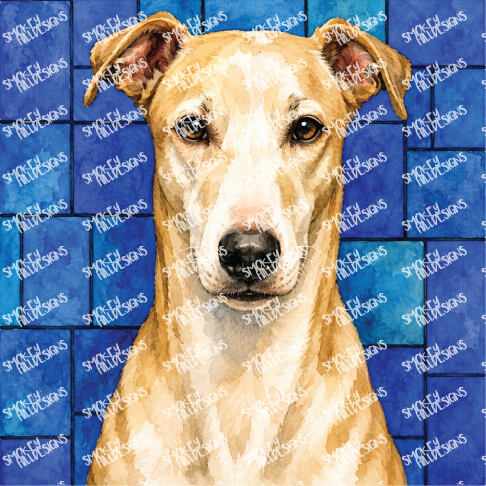 PatternPly® Full Coverage Dog Breed Series Volume 3 Dog Portraits in Watercolor 3
