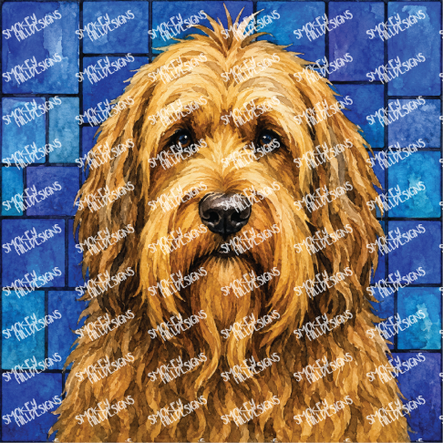 PatternPly® Full Coverage Dog Breed Series Volume 3 Dog Portraits in Watercolor 8