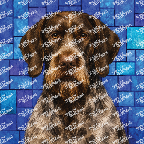 PatternPly® Transparent Dog Breed Series Volume 4 Dog Portraits in Watercolor 11