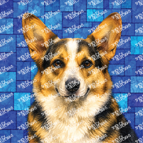 PatternPly® Transparent Dog Breed Series Volume 4 Dog Portraits in Watercolor 14