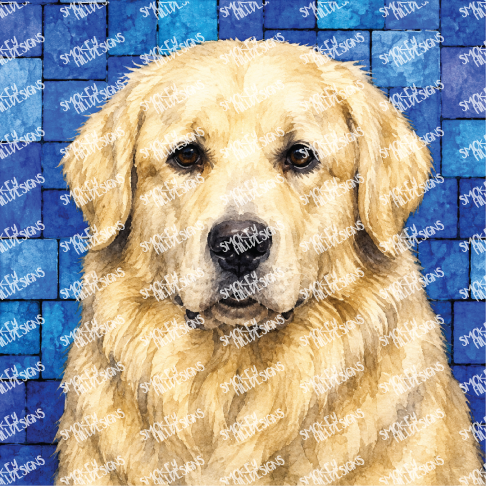 PatternPly® Transparent Dog Breed Series Volume 4 Dog Portraits in Watercolor 15