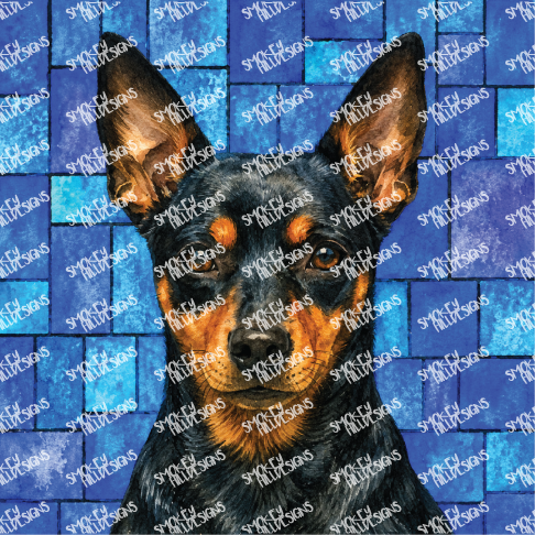 PatternPly® Transparent Dog Breed Series Volume 4 Dog Portraits in Watercolor 16