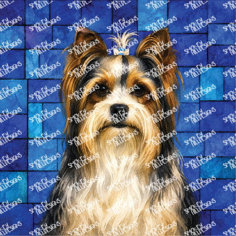PatternPly® Transparent Dog Breed Series Volume 4 Dog Portraits in Watercolor 20