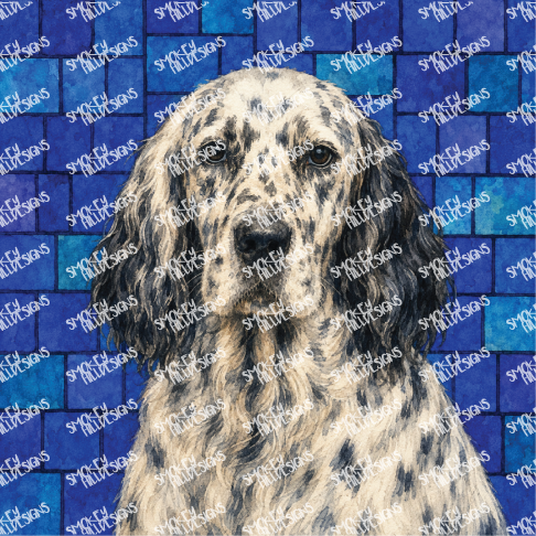 PatternPly® Transparent Dog Breed Series Volume 4 Dog Portraits in Watercolor 24