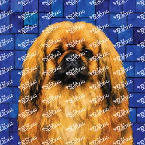 PatternPly® Transparent Dog Breed Series Volume 4 Dog Portraits in Watercolor 25