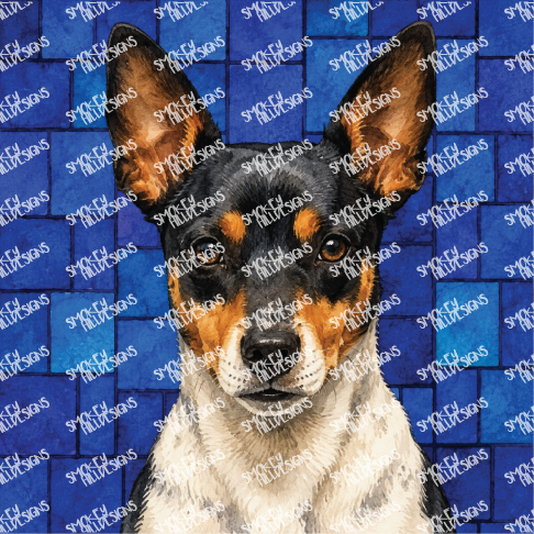 PatternPly® Full Coverage Dog Breed Series Volume 4 Dog Portraits in Watercolor 29