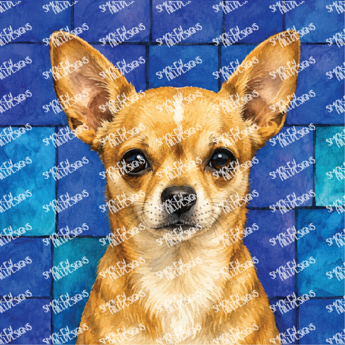 PatternPly® Full Coverage Dog Breed Series Volume 4 Dog Portraits in Watercolor 4