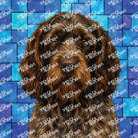 PatternPly® Full Coverage Dog Breed Series Volume 4 Dog Portraits in Watercolor 8