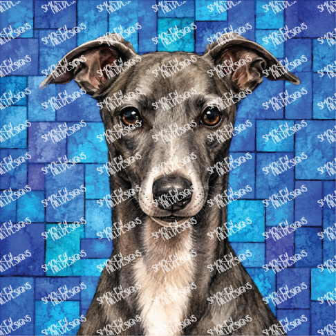 PatternPly® Full Coverage Dog Breed Series Volume 4 Dog Portraits in Watercolor 9