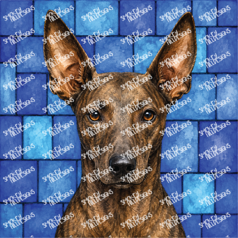 PatternPly® Transparent Dog Breed Series Volume 5 Dog Portraits in Watercolor 12