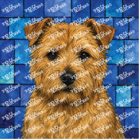 PatternPly® Full Coverage Dog Breed Series Volume 5 Dog Portraits in Watercolor 15