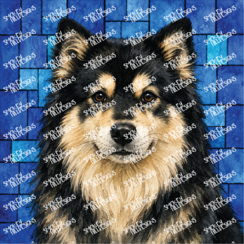 PatternPly® Full Coverage Dog Breed Series Volume 5 Dog Portraits in Watercolor 16