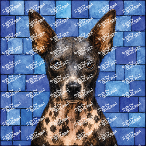 PatternPly® Transparent Dog Breed Series Volume 5 Dog Portraits in Watercolor 1