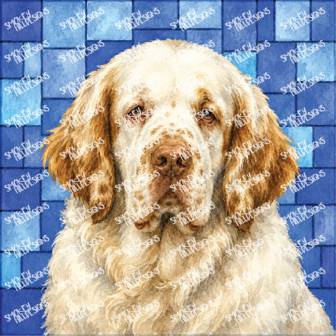 PatternPly® Transparent Dog Breed Series Volume 5 Dog Portraits in Watercolor 21