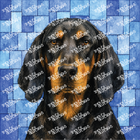 PatternPly® Transparent Dog Breed Series Volume 5 Dog Portraits in Watercolor 24