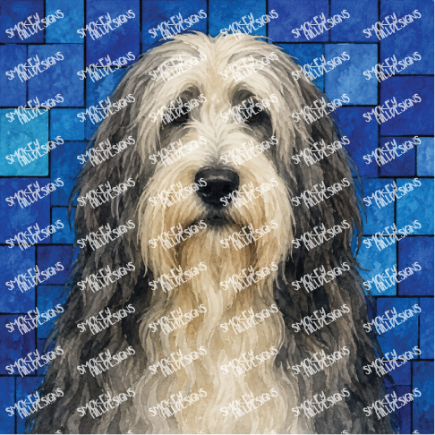 PatternPly® Full Coverage Dog Breed Series Volume 5 Dog Portraits in Watercolor 27
