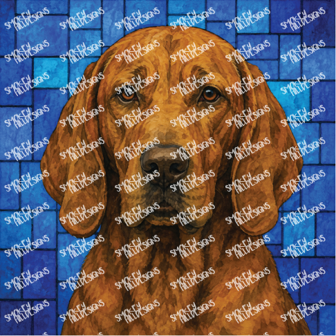 PatternPly® Full Coverage Dog Breed Series Volume 5 Dog Portraits in Watercolor 32