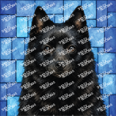 PatternPly® Full Coverage Dog Breed Series Volume 5 Dog Portraits in Watercolor 3