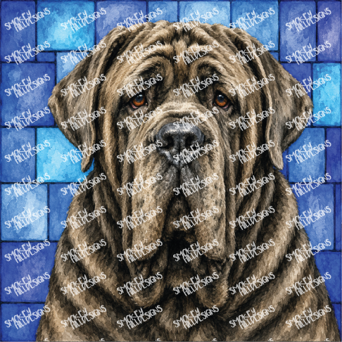 PatternPly® Transparent Dog Breed Series Volume 5 Dog Portraits in Watercolor 9
