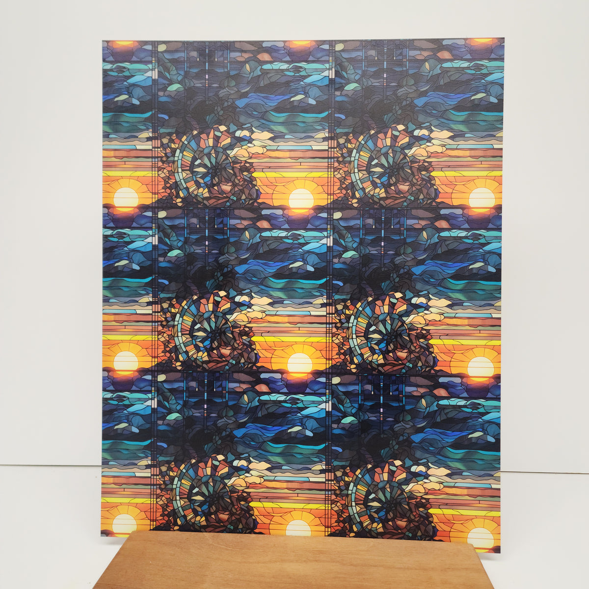 PatternPly® 19x24" Beachy Sunrise XL Scale sheet showing the pattern