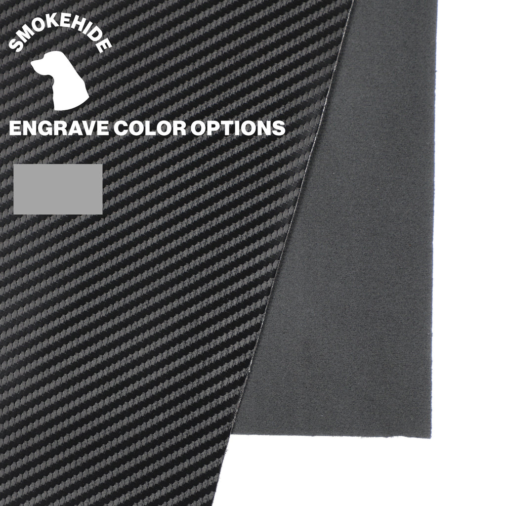 Black Carbon Fiber SmokeHide™ Leatherette