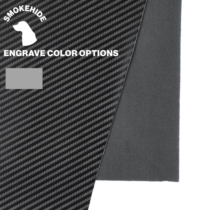 Black Carbon Fiber SmokeHide™ Leatherette