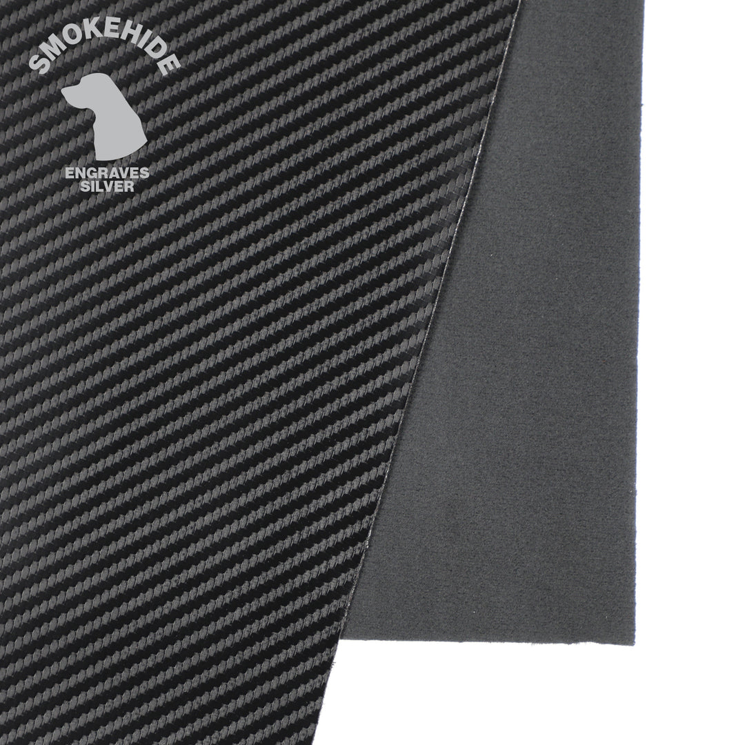 Black Carbon Fiber SmokeHide™ Leatherette