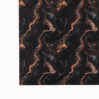PatternPly® Full Coverage Black and Gold Marble sheet showing the pattern
