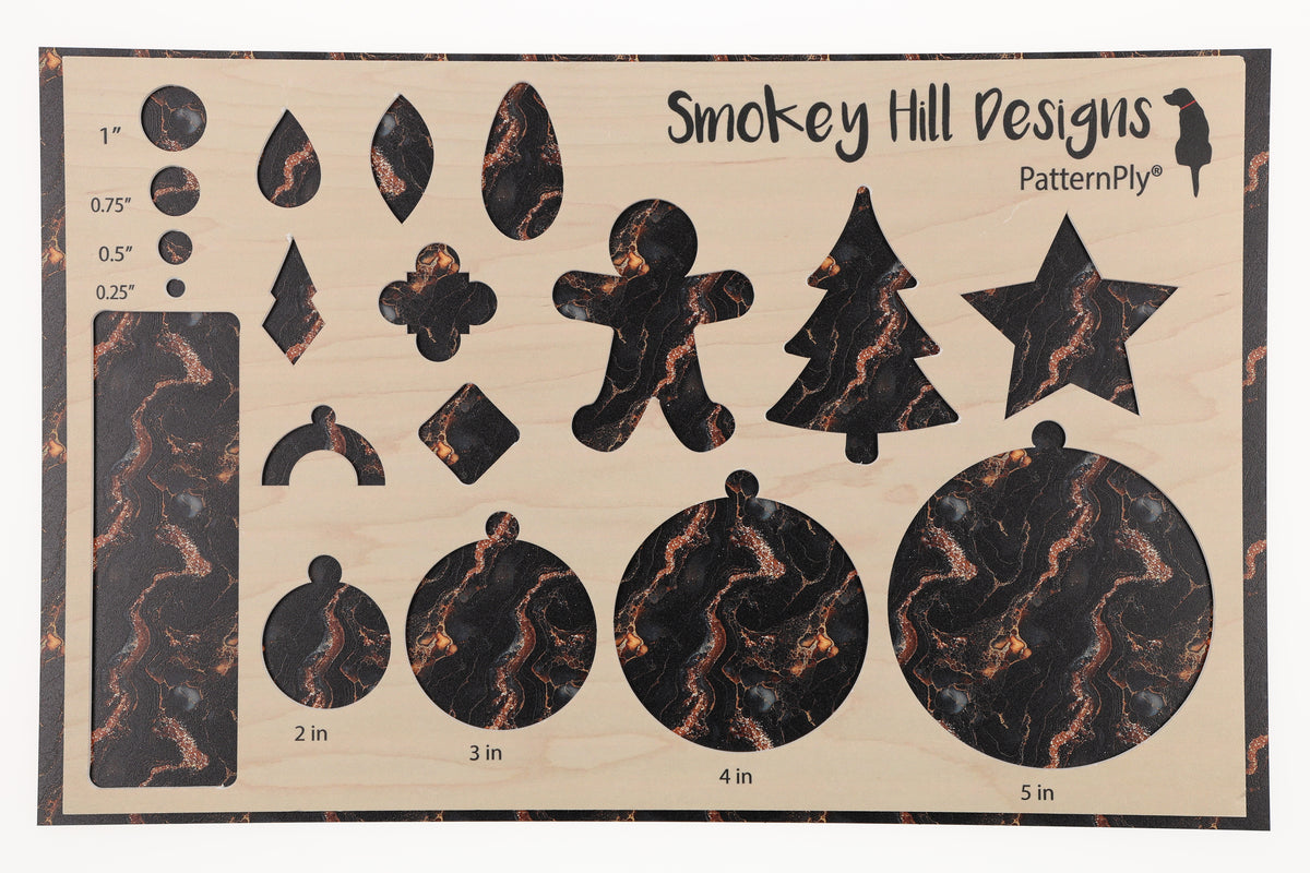 PatternPly® Transparent Black and Gold Marble product photo 2