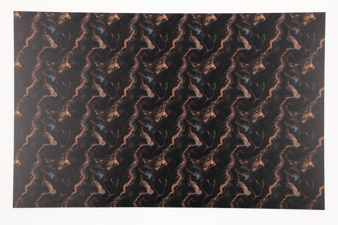 PatternPly® Full Coverage Black and Gold Marble