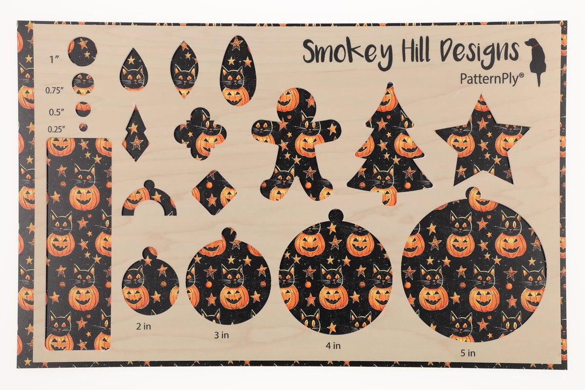 PatternPly® Transparent Black Cat Pumpkins product photo 2