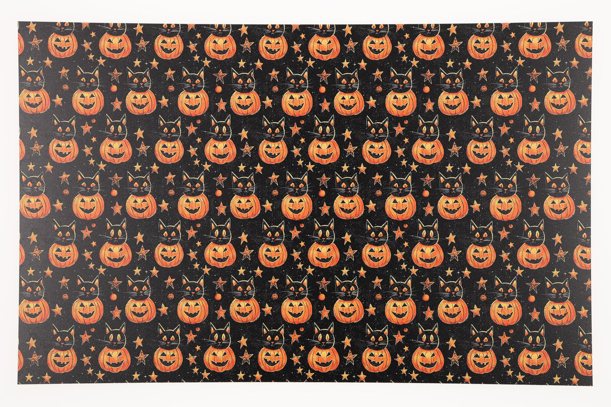 PatternPly® Full Coverage Black Cat Pumpkins product photo 2