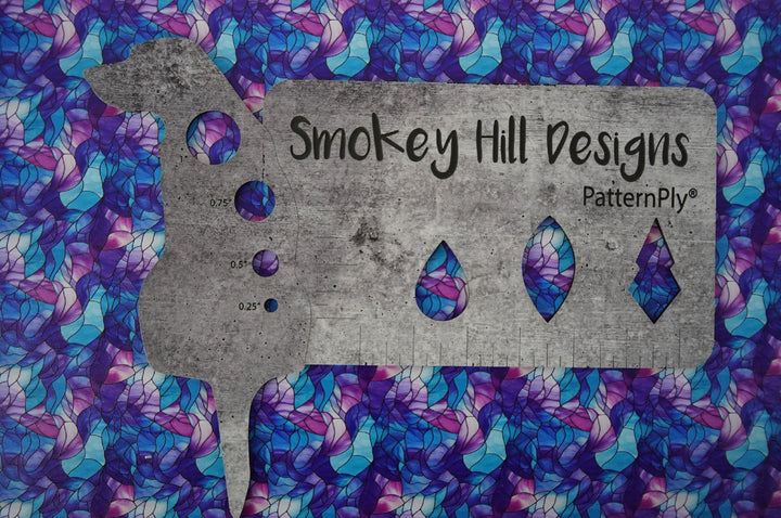 PatternPly® Blue and Purple Stained Glass