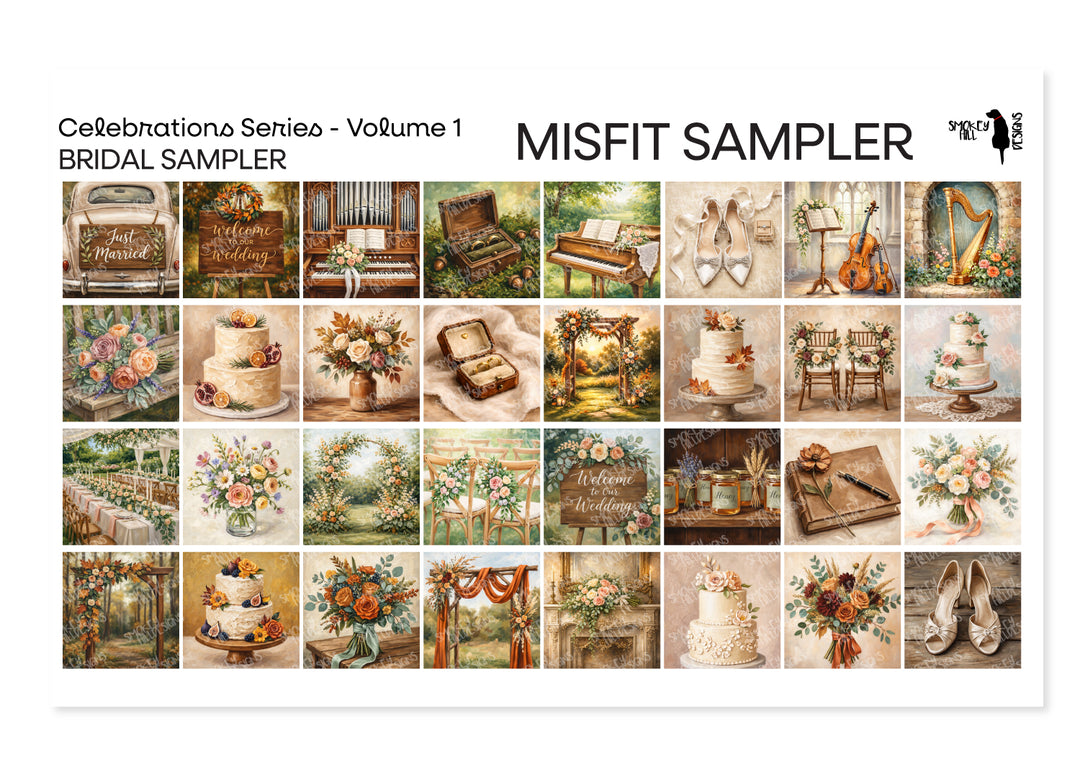 Misfit PatternPly® Transparent Bridal Sampler Volume 1