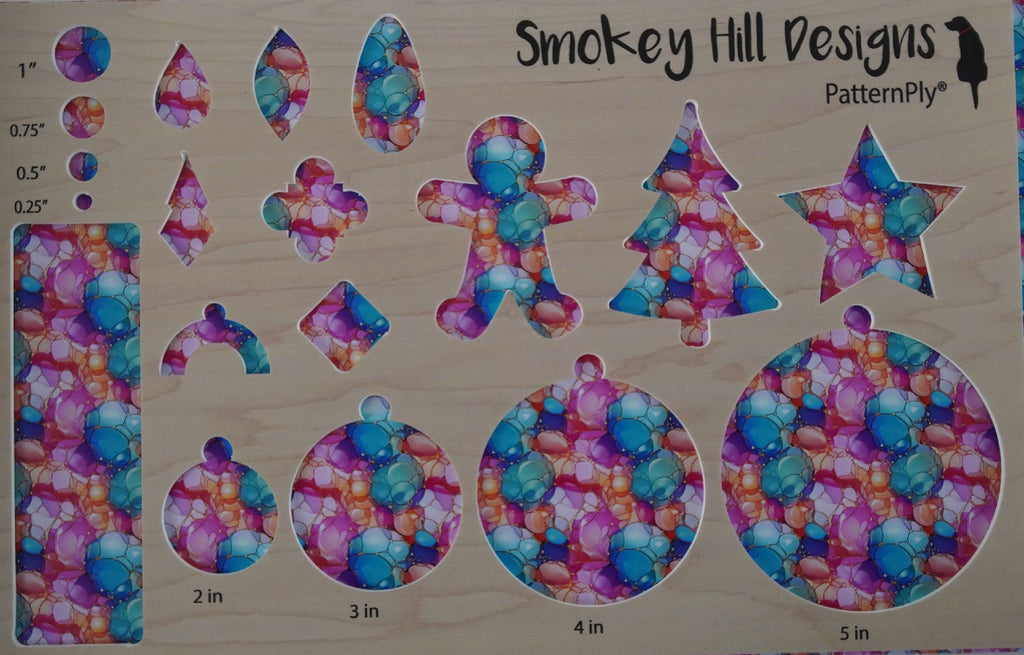 PatternPly® Full Coverage Pastel Bubbles Stained Glass product photo 3