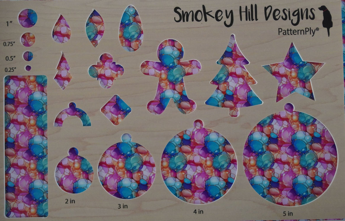 PatternPly® Full Coverage Pastel Bubbles Stained Glass product photo 3