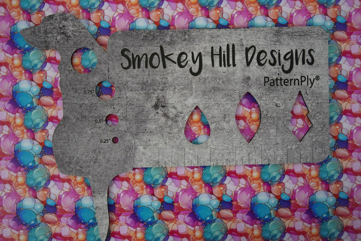 PatternPly® Pastel Bubbles Stained Glass