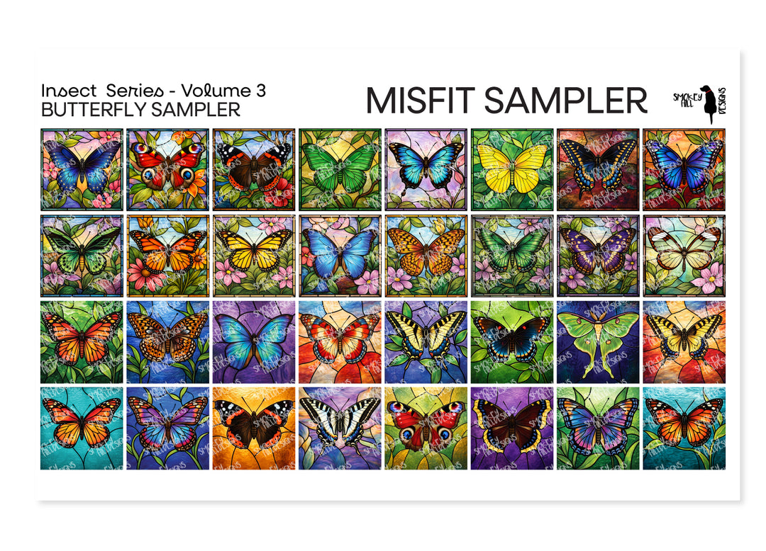Misfit PatternPly® Transparent Butterfly Sampler